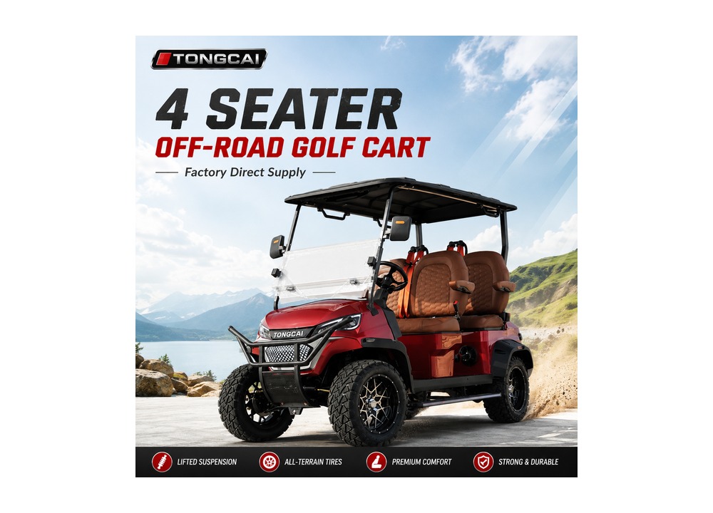 E Upgraded Off-Road Golf Cart